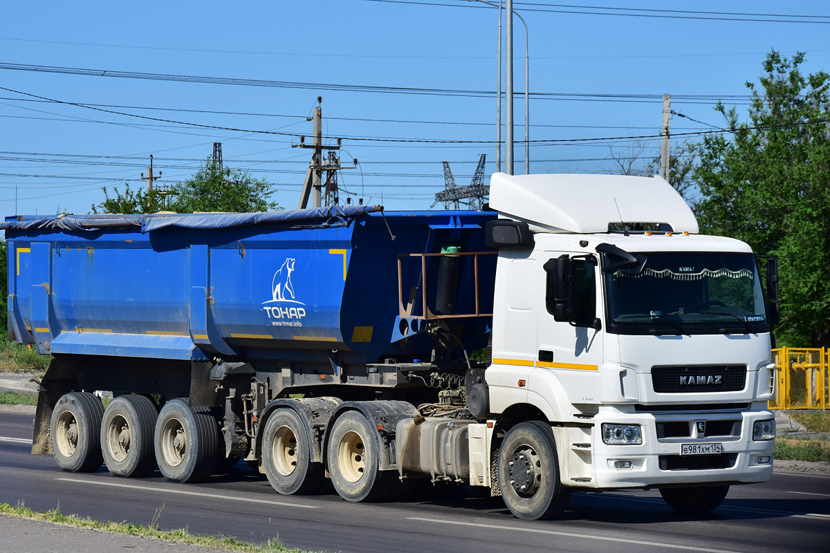 Волгоградская область, № В 981 ХМ 134 — КамАЗ-65206-T5(68)