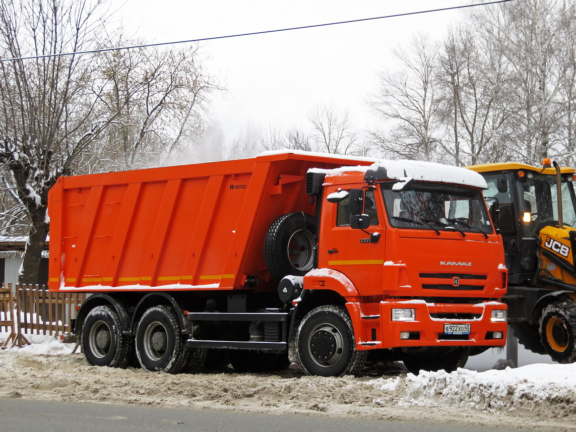 Кировская область, № В 922 ХО 43 — КамАЗ-6520-B5(49)