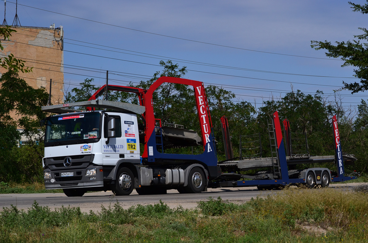 Москва, № В 347 ХК 777 — Mercedes-Benz Actros '09 1841 [Z9M]; Ралли Шёлковый Путь (Волгоградская область)