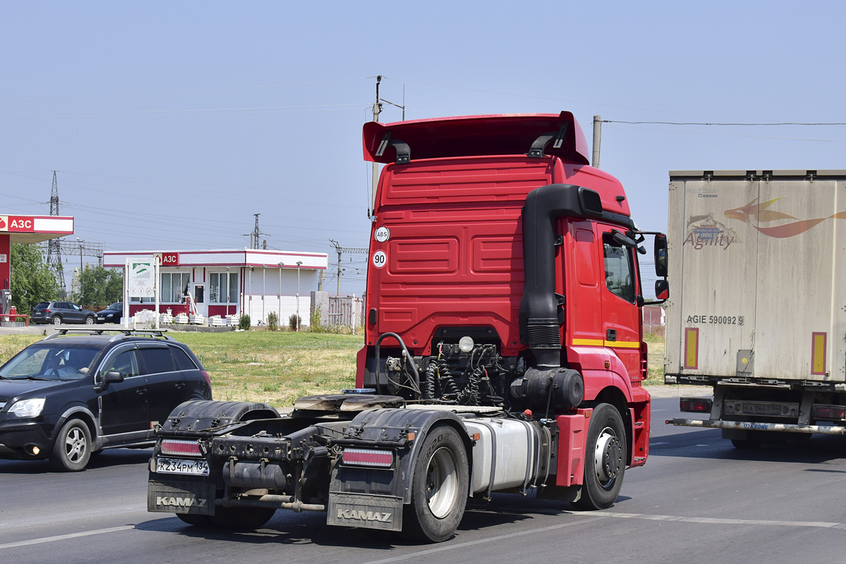 Волгоградская область, № К 234 РМ 134 — КамАЗ-5490-S5(87)