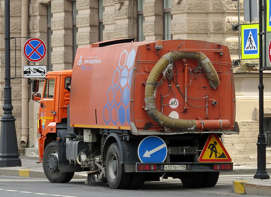 Санкт-Петербург, № А 551 ВУ 198 — КамАЗ-53605-L4(19)