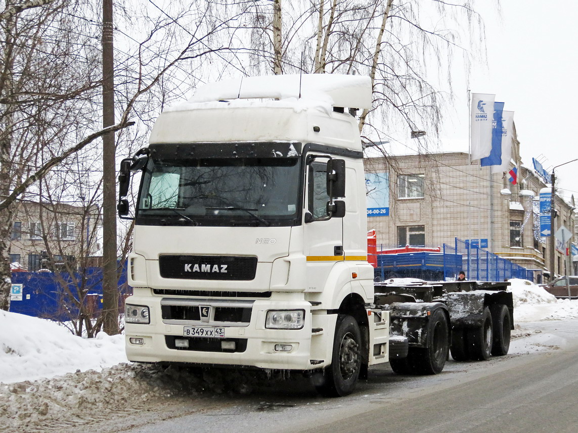 Кировская область, № В 349 ХХ 43 — КамАЗ-5490-S5(87)