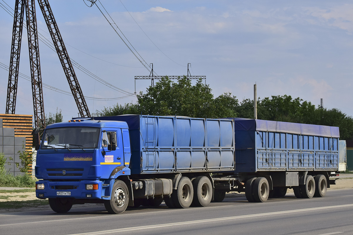 Волгоградская область, № В 937 ТК 134 — КамАЗ-65117-L4(19)
