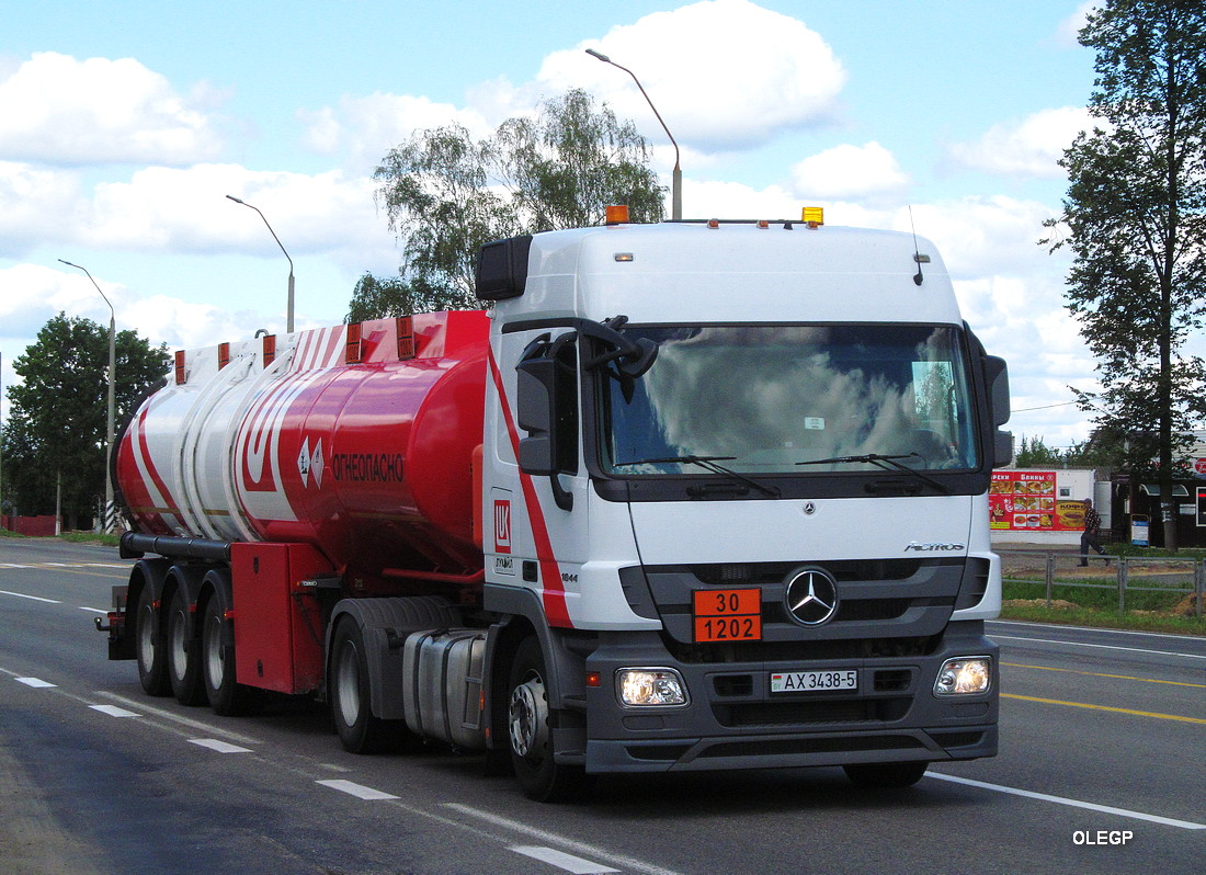 Минская область, № АХ 3438-5 — Mercedes-Benz Actros ('2009) 1844