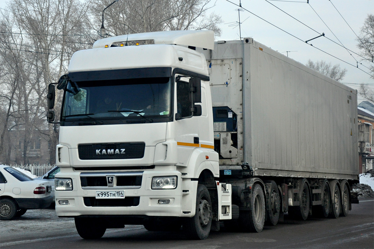 Новосибирская область, № К 995 ТН 154 — КамАЗ-65209-S5(87)