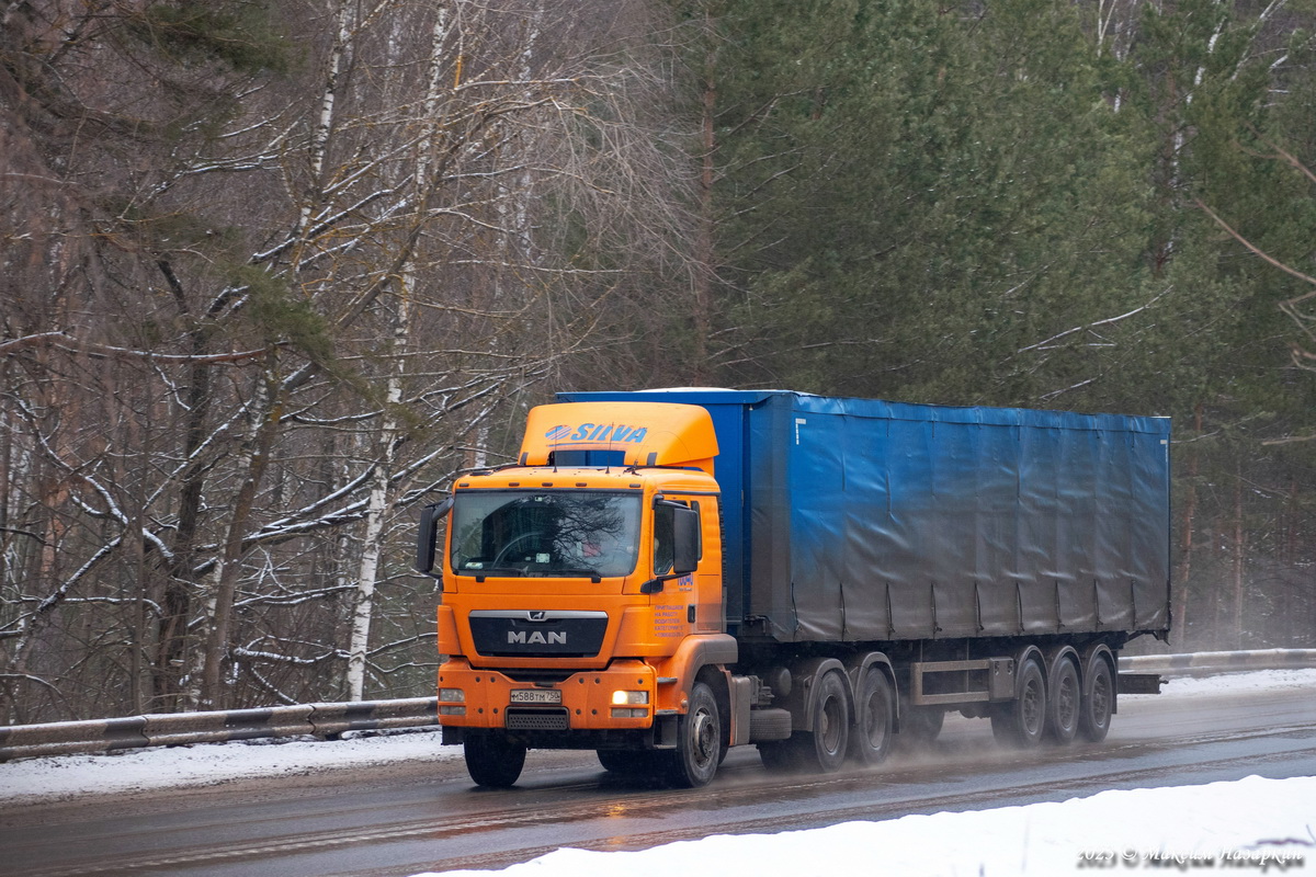 Московская область, № М 588 ТМ 750 — MAN TGS 33.440