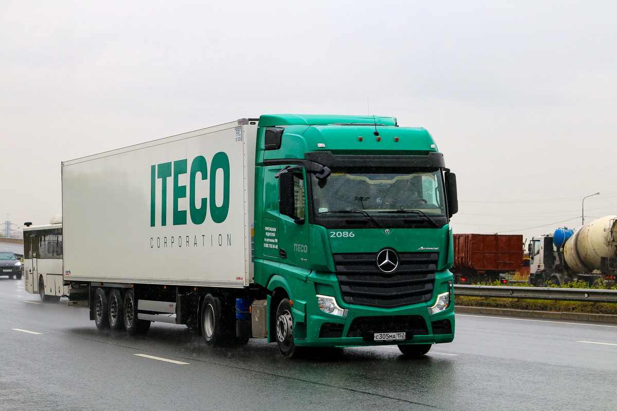 Нижегородская область, № 2086 — Mercedes-Benz Actros '18 1842 [Z9M]