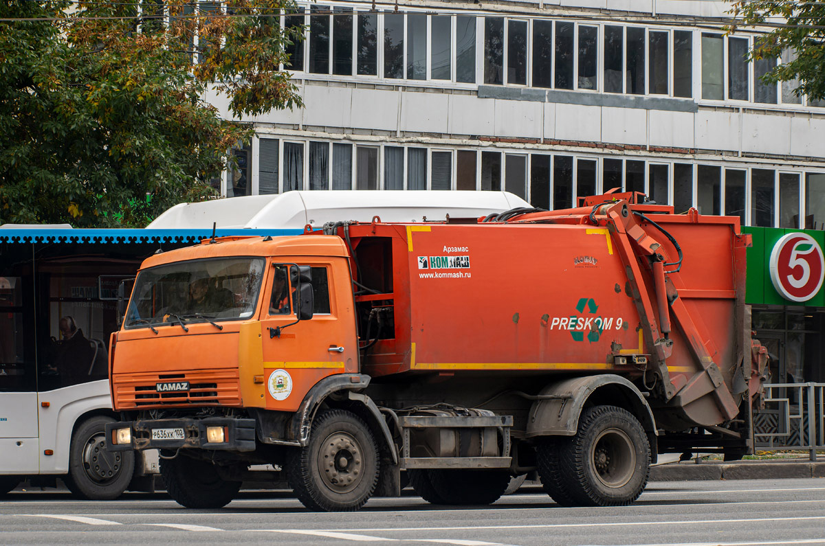 Башкортостан, № Р 636 ХК 102 — КамАЗ-43255-A3(96)
