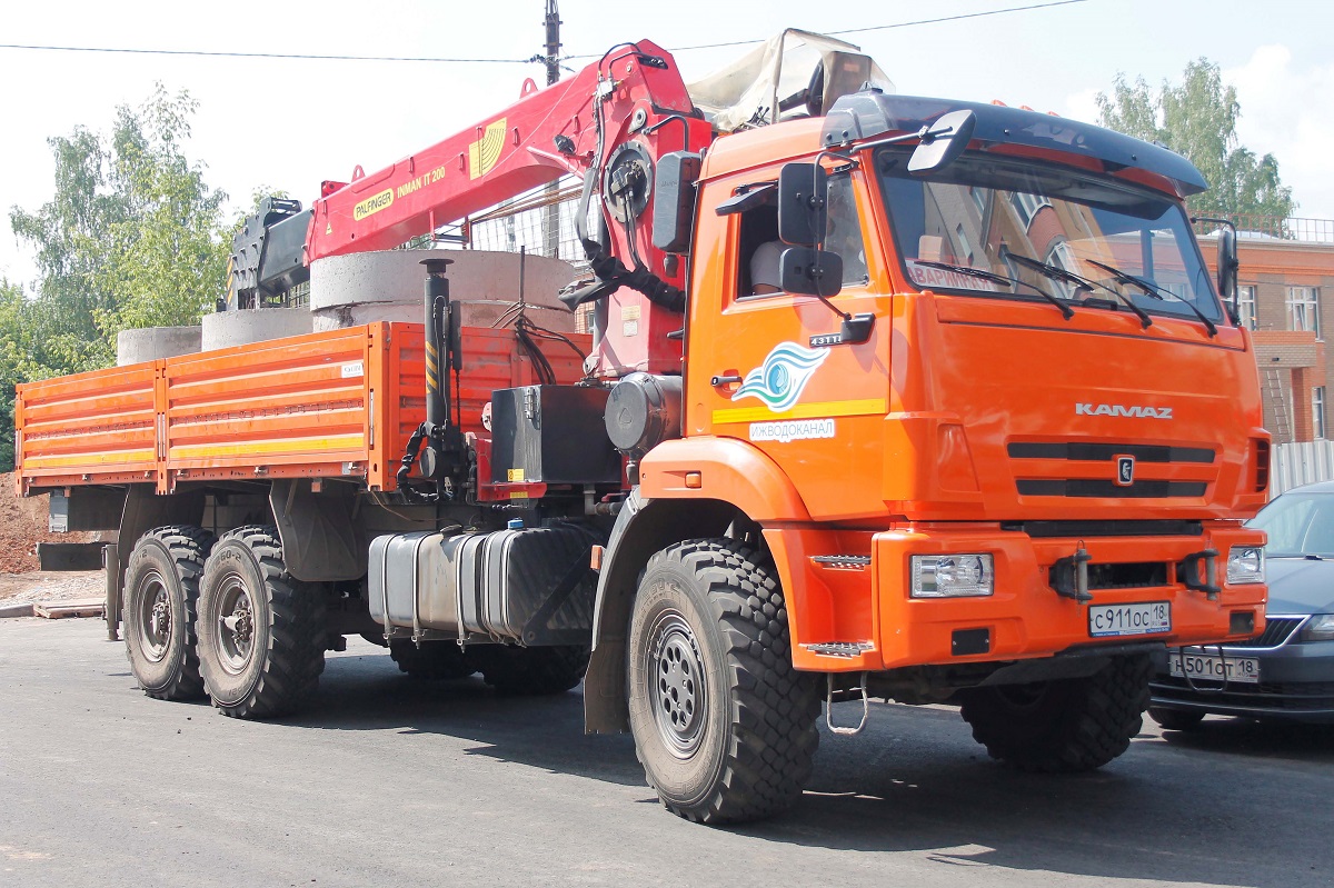 Удмуртия, № С 911 ОС 18 — КамАЗ-43118-50