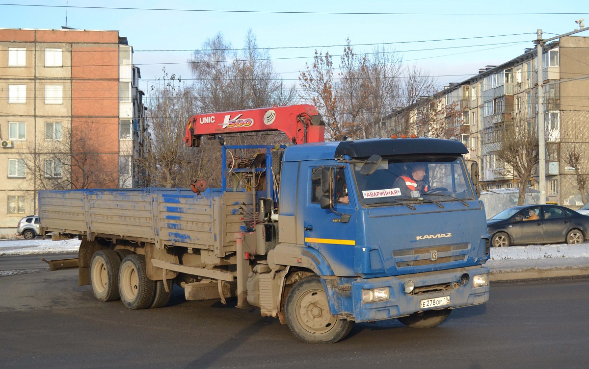 Удмуртия, № Е 278 ОР 18 — КамАЗ-65117-A4(23)