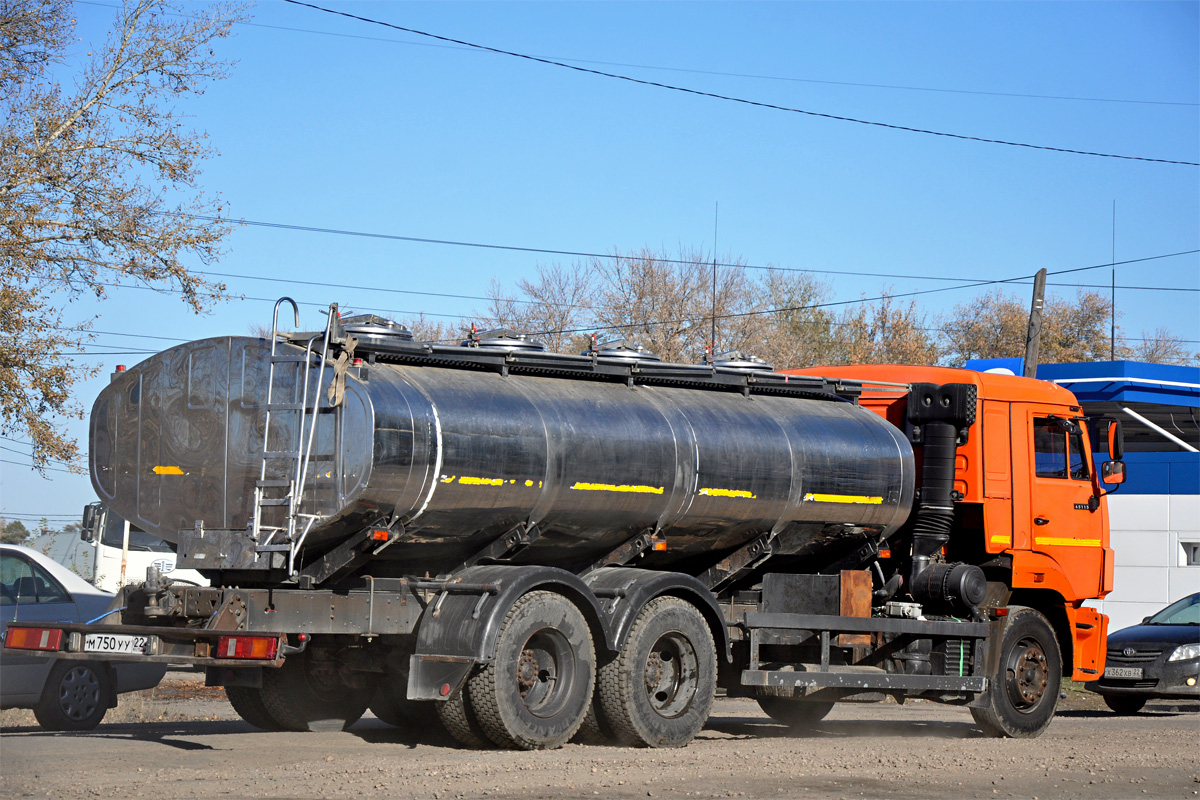 Алтайский край, № М 750 УУ 22 — КамАЗ-65115-A4(23)