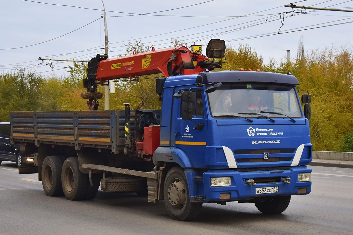 Волгоградская область, № В 553 ХС 134 — КамАЗ-65117-L4(19)