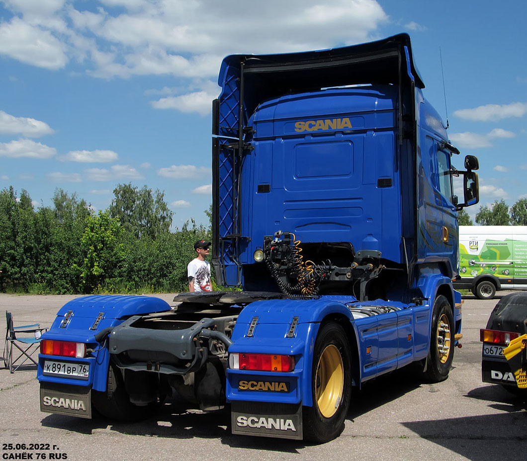 Ярославская область, № К 891 ВР 76 — Scania ('2004) R380; Московская область — Фестиваль Truckfest 2022