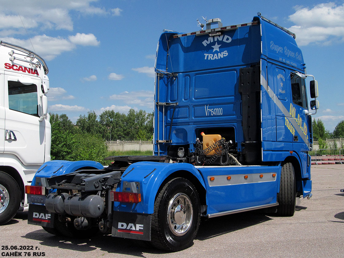 Краснодарский край, № Е 747 МР 93 — DAF 95XF FT; Московская область — Фестиваль Truckfest 2022