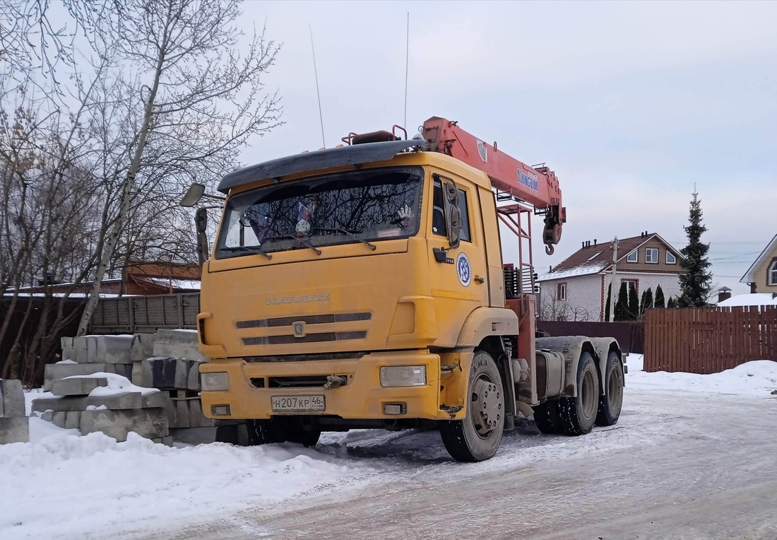 Курская область, № Н 207 КР 46 — КамАЗ-65116-A4(23)