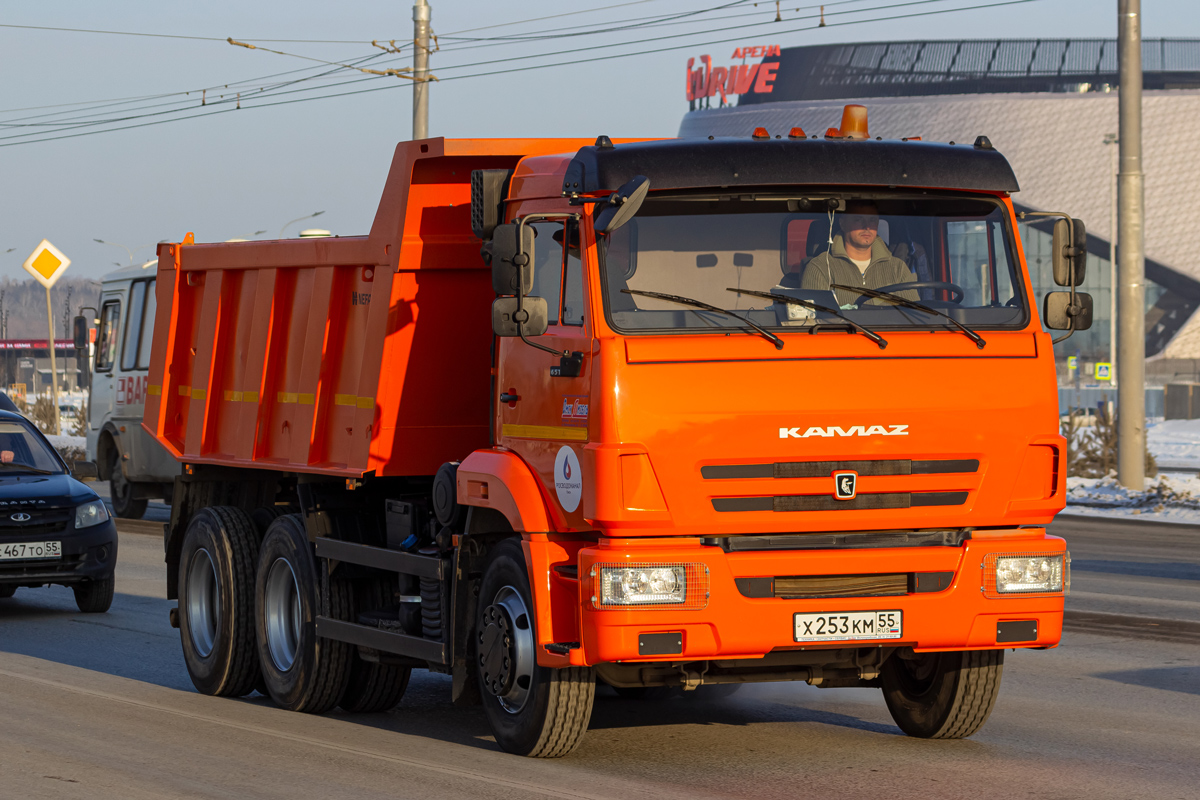 Омская область, № Х 253 КМ 55 — КамАЗ-65115-A5(48)