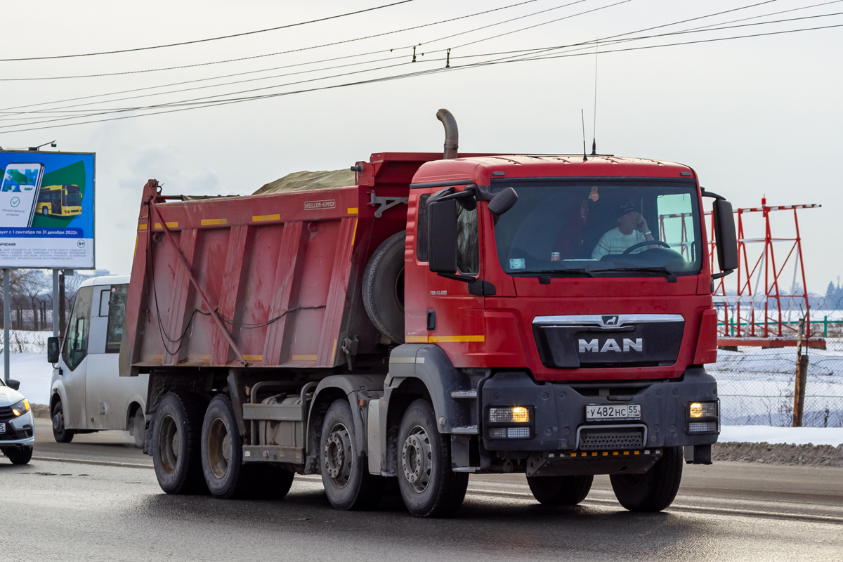 Омская область, № У 482 НС 55 — MAN TGS 41.400