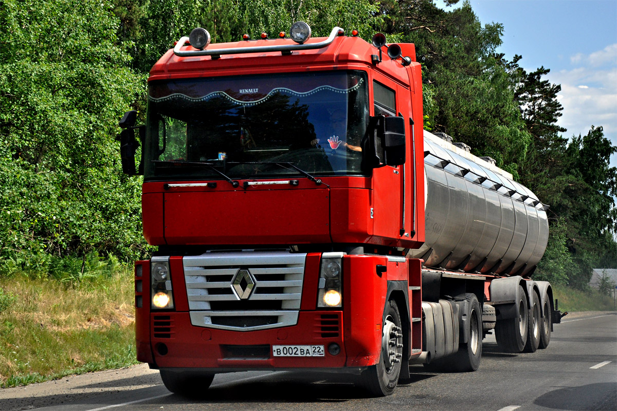 Алтайский край, № В 002 ВА 22 — Renault Magnum ('2005)