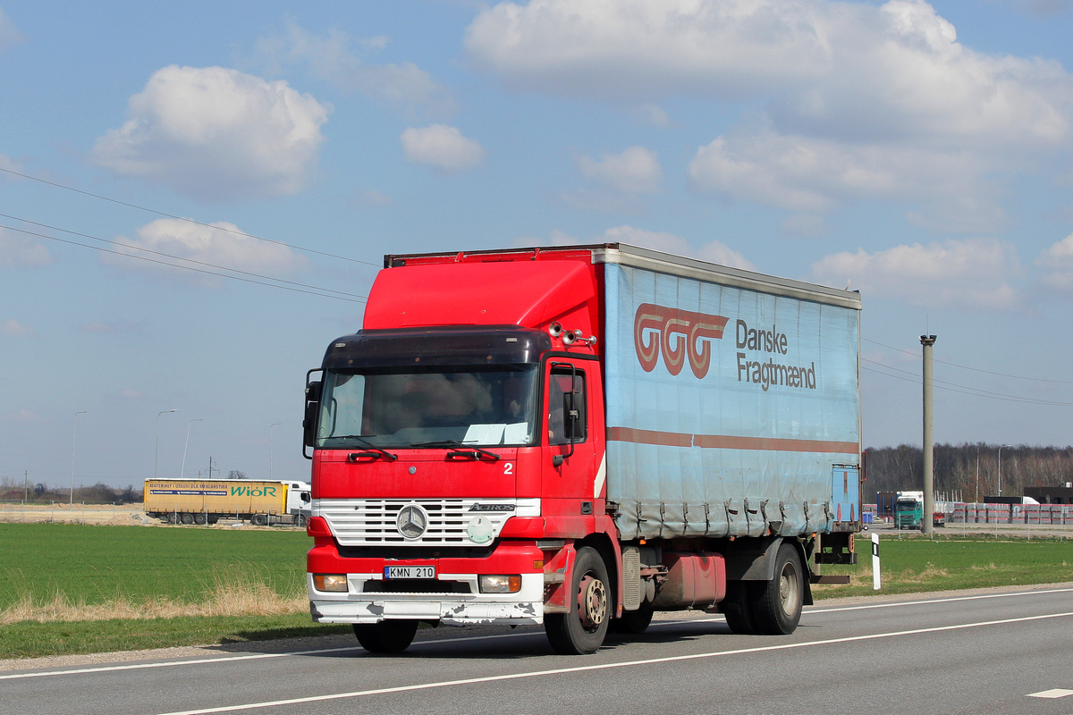 Литва, № KMN 210 — Mercedes-Benz Actros ('1997) 1831