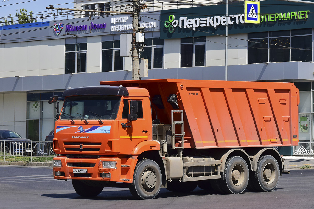 Волгоградская область, № К 566 СУ 134 — КамАЗ-6520-53