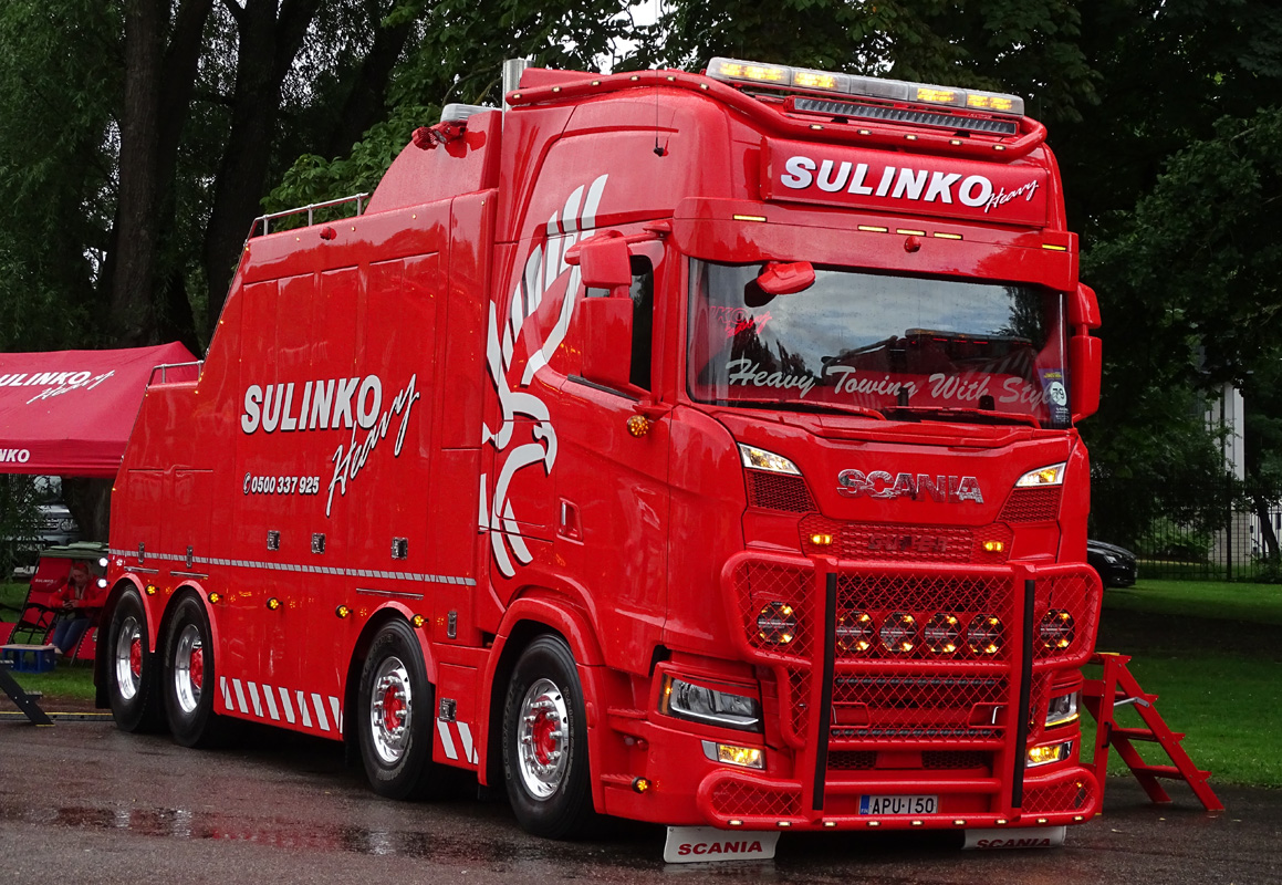 Финляндия, № APU-150 — Scania ('2016) S-Series (общ. м); Эстония — Tallinn Truck Show 2022