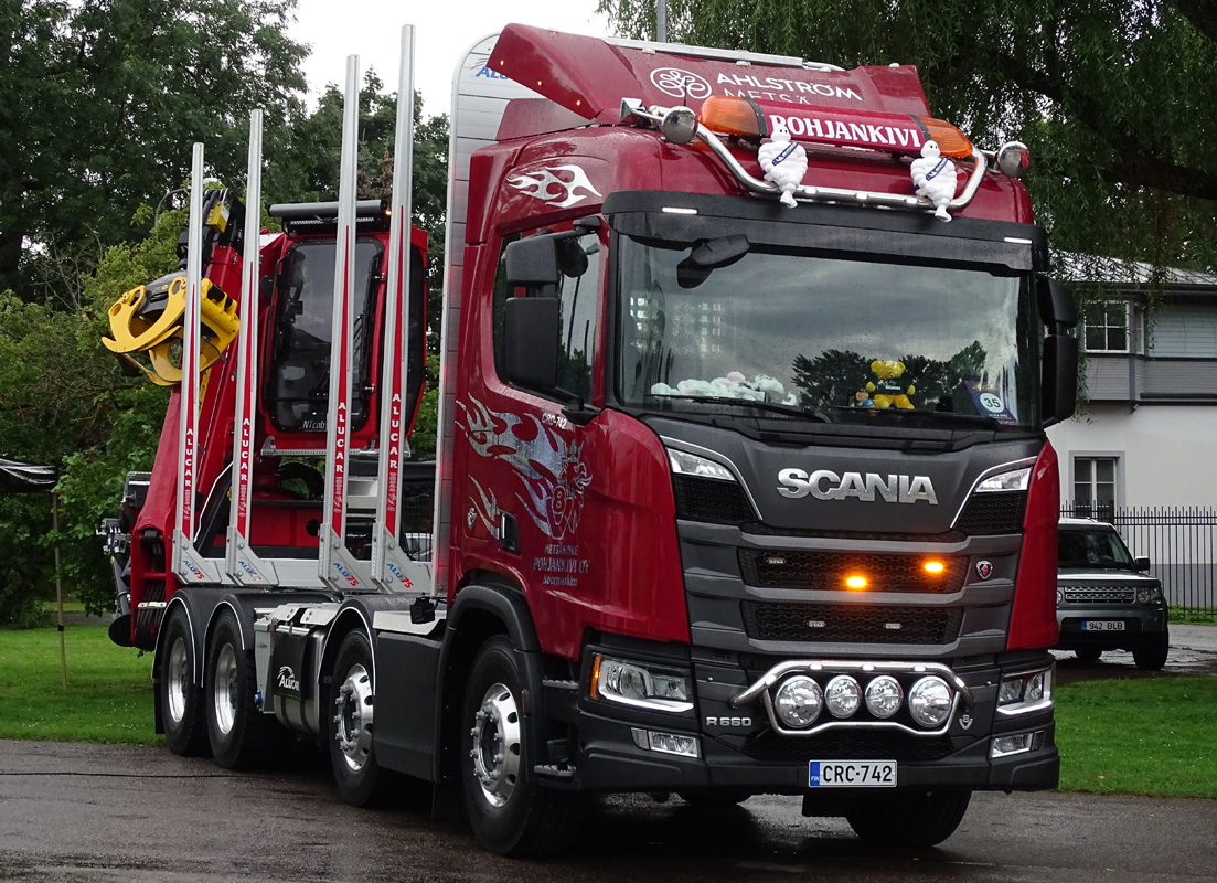 Финляндия, № CRC-742 — Scania ('2016) R-Series (общ. м); Эстония — Tallinn Truck Show 2022