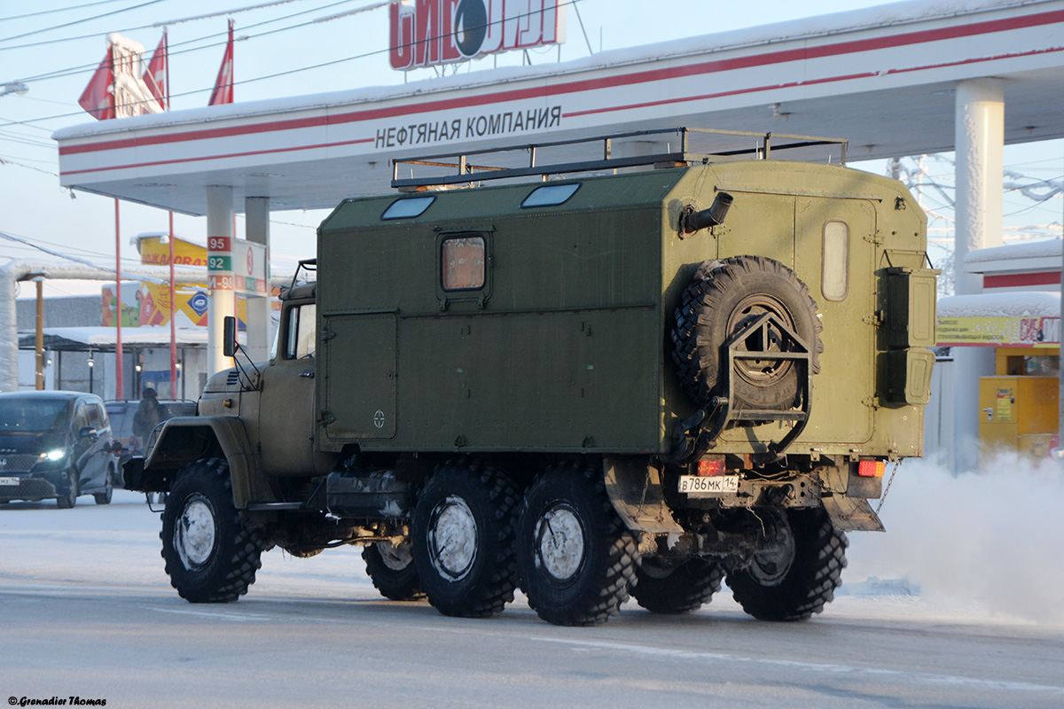 Саха (Якутия), № В 786 МК 14 — ЗИЛ-131 (общая модель)