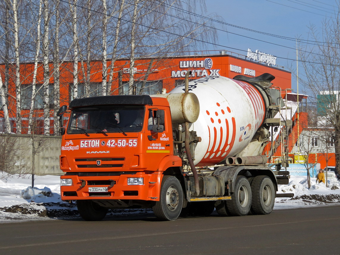 Кировская область, № Х 330 РН 43 — КамАЗ-6520-A5(48)