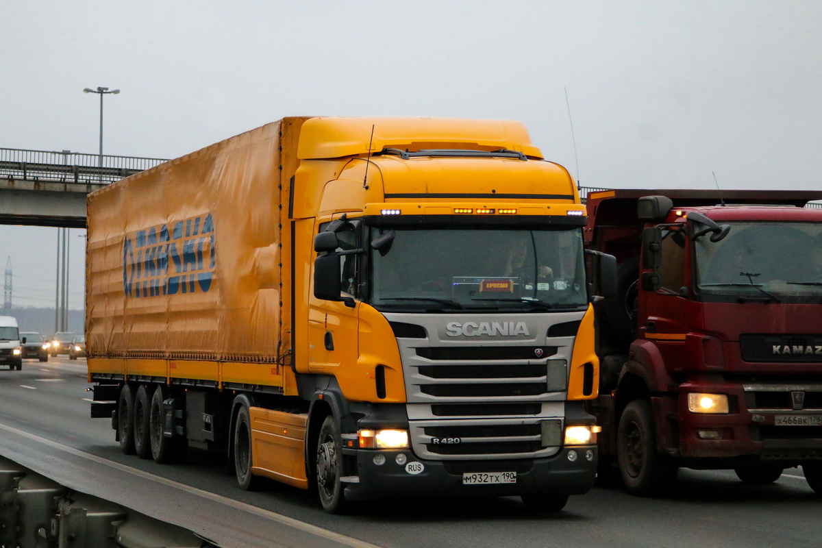 Московская область, № М 932 ТХ 190 — Scania ('2009) R420