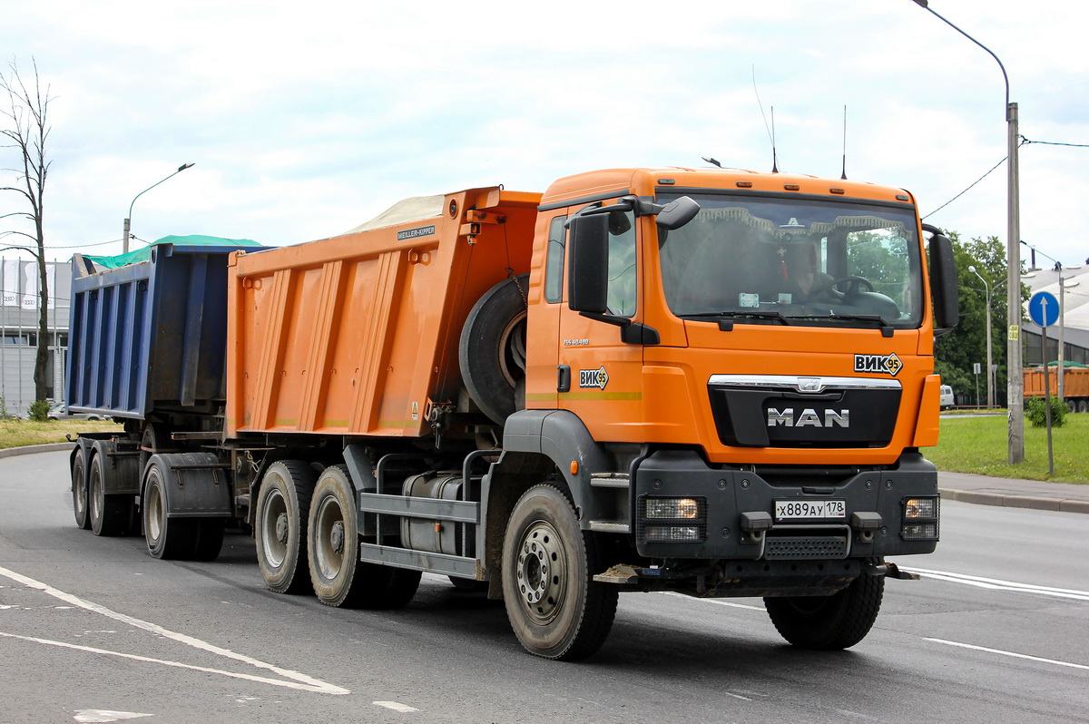 Санкт-Петербург, № Х 889 АУ 178 — MAN TGS 40.480
