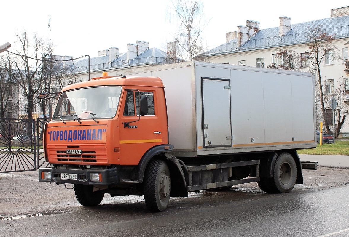 Псковская область, № А 827 ЕТ 60 — КамАЗ-43253-A3(96)