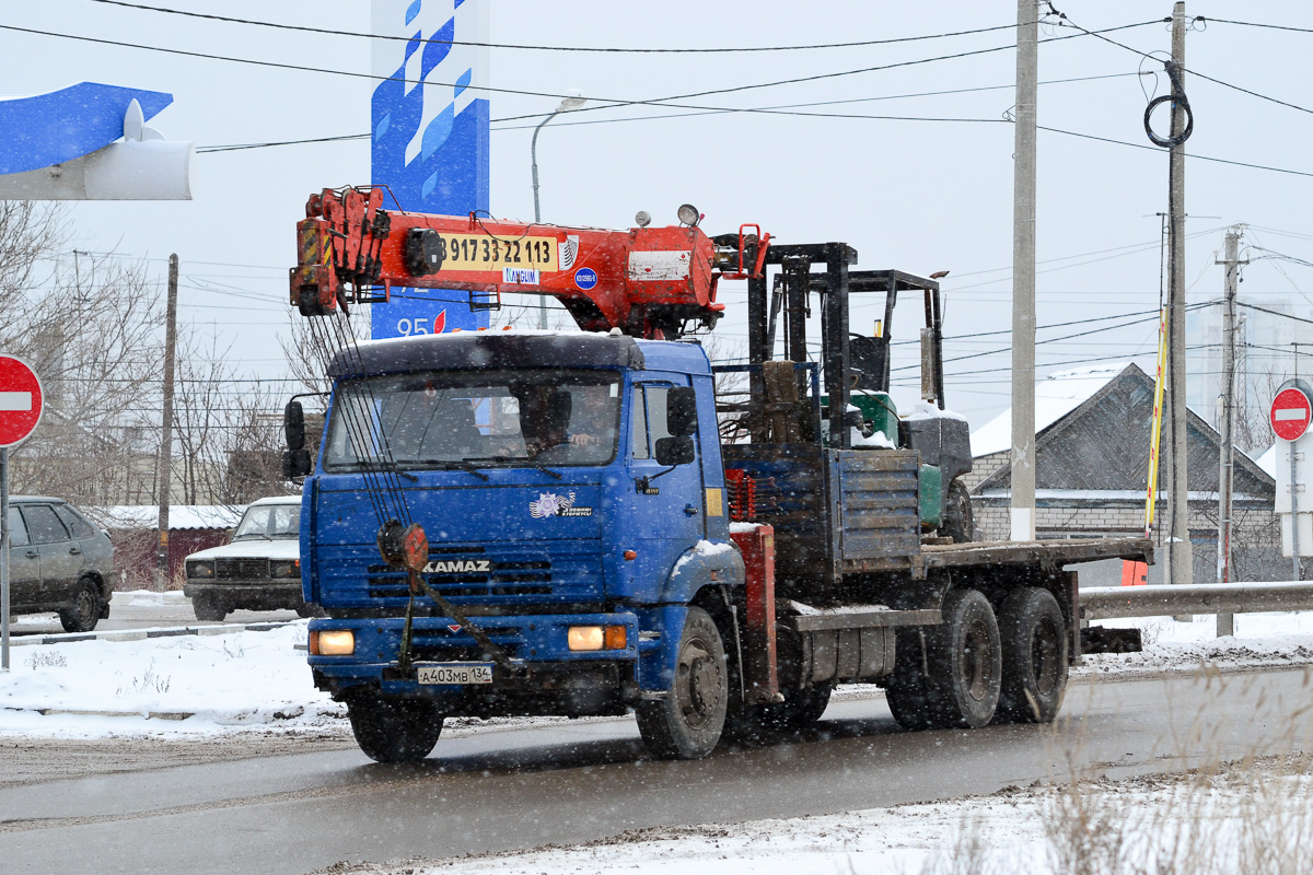 Волгоградская область, № А 403 МВ 134 — КамАЗ-65117-N3(78)