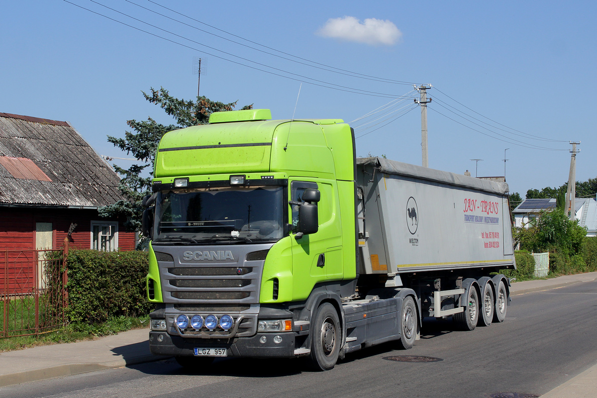 Литва, № LGZ 957 — Scania ('2009-2011, общая модель)
