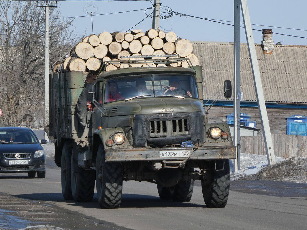 Приморский край, № А 132 МТ 125 — ЗИЛ-131 (общая модель)