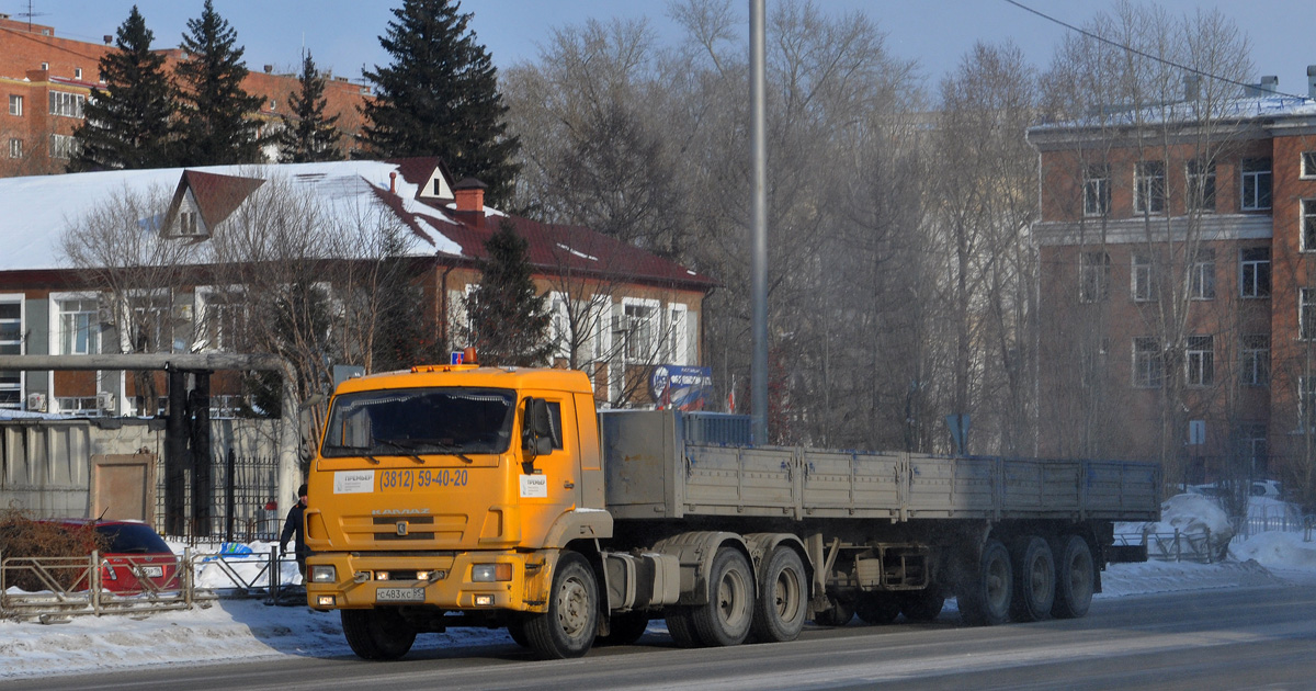 Омская область, № С 483 КС 55 — КамАЗ-65116-N3(78)