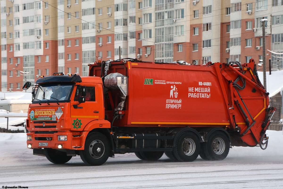 Саха (Якутия), № А 388 МО 14 — КамАЗ-65115-A5(48)