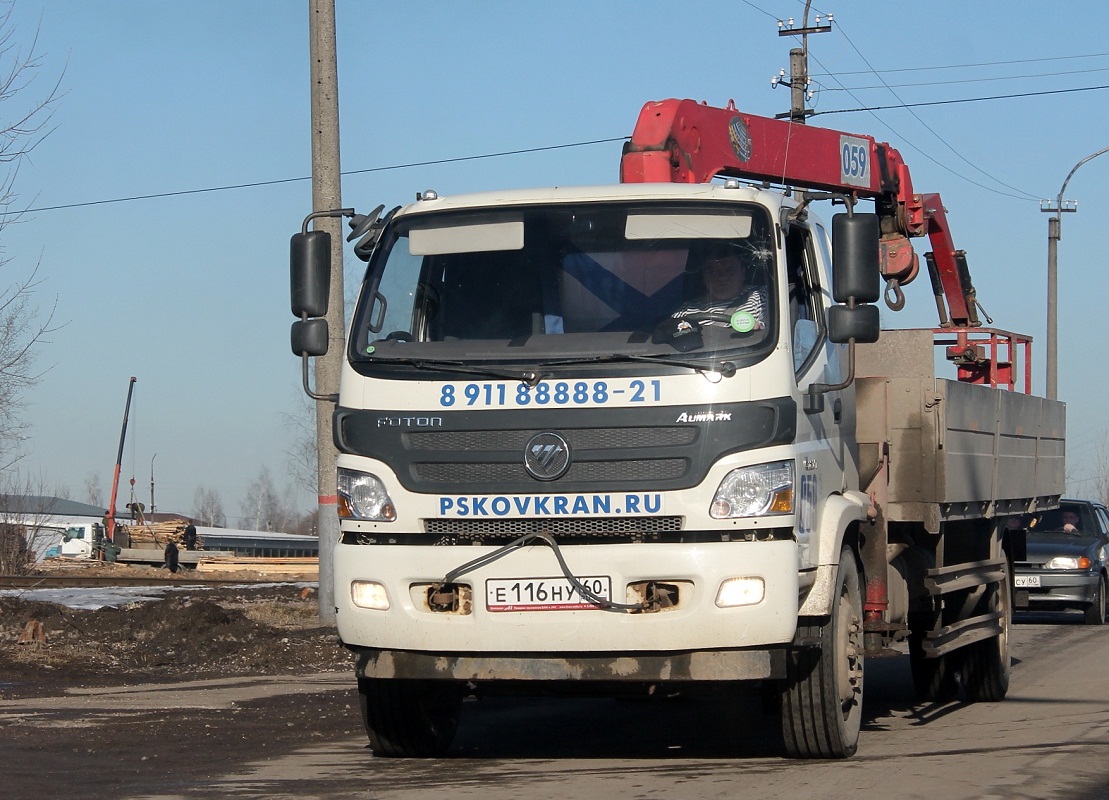 Псковская область, № Е 116 НУ 60 — Foton Aumark TX / Ollin (общая модель)