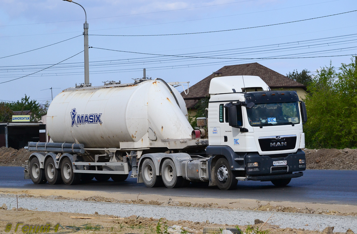 Волгоградская область, № А 318 ХМ 161 — MAN TGS 26.440