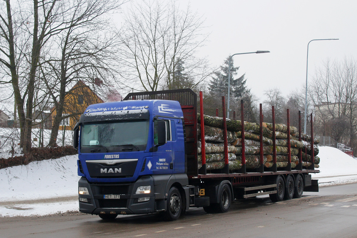 Литва, № HET 371 — MAN TGX ('2012) 18.440