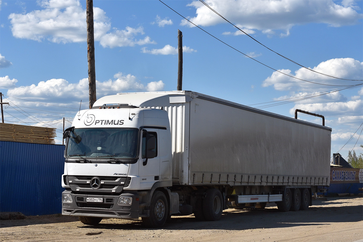 Свердловская область, № К 002 РО 196 — Mercedes-Benz Actros '09 1841 [Z9M]; Свердловская область, № ВМ 3036 66 — CTTM Cargoline 9322 [932200]