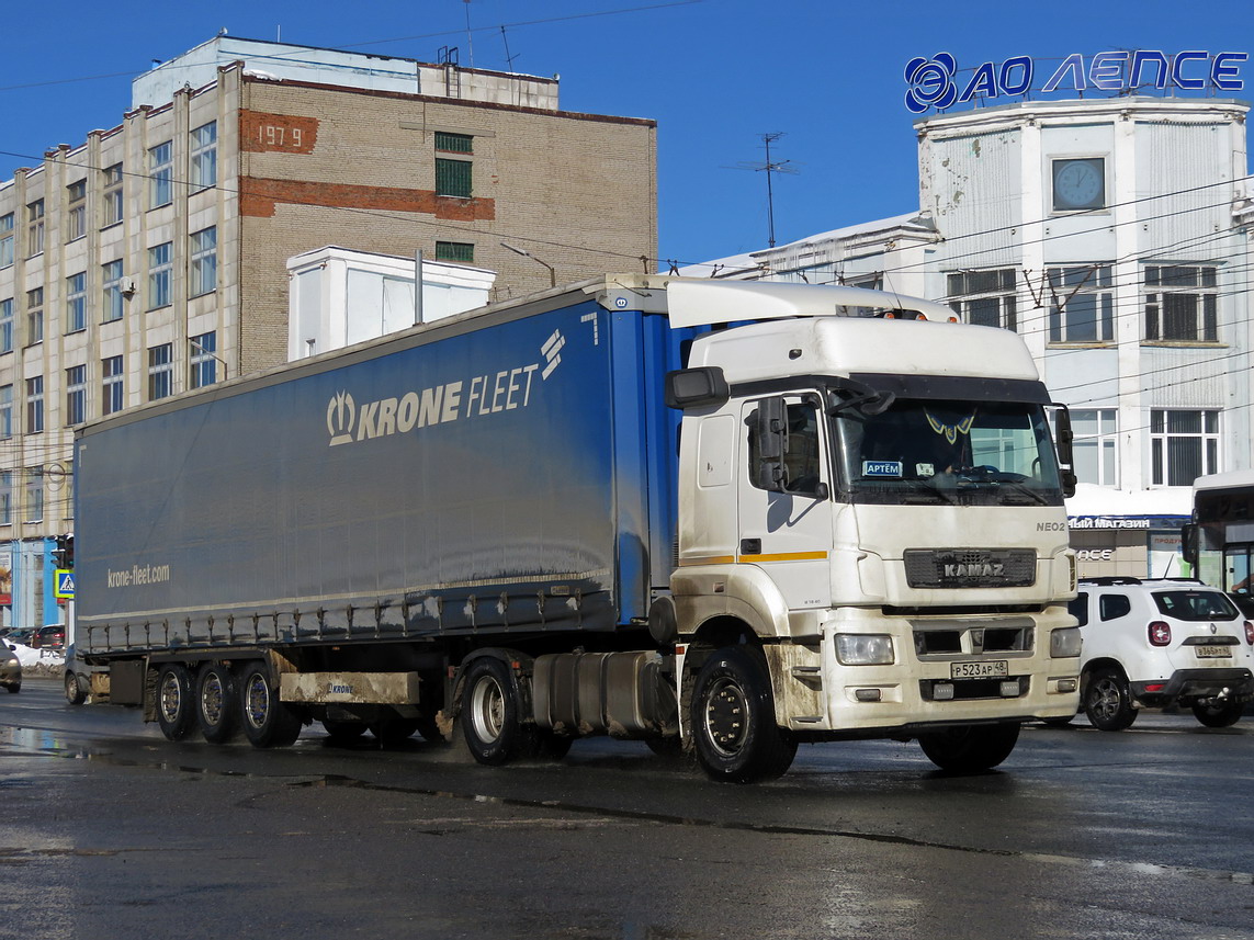 Липецкая область, № Р 523 АР 48 — КамАЗ-5490-S5(87)