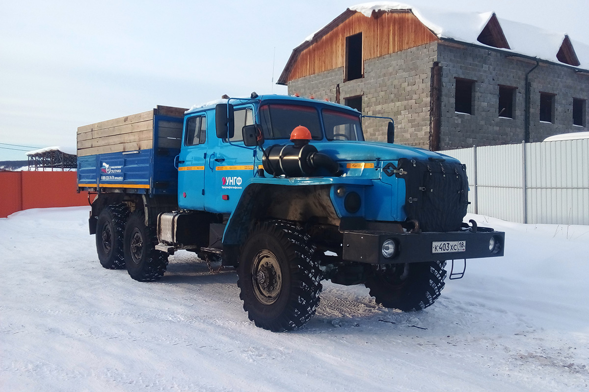 Удмуртия, № К 403 ХС 18 — Урал-4320-60