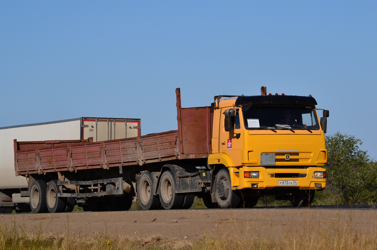 Волгоградская область, № Р 813 ОХ 34 — КамАЗ-65116-N3(78)