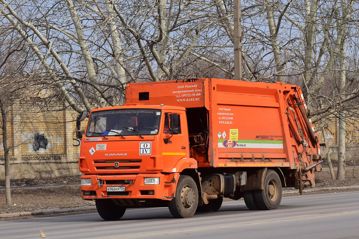 Волгоградская область, № Е 966 МУ 134 — КамАЗ-53605-A5(48)