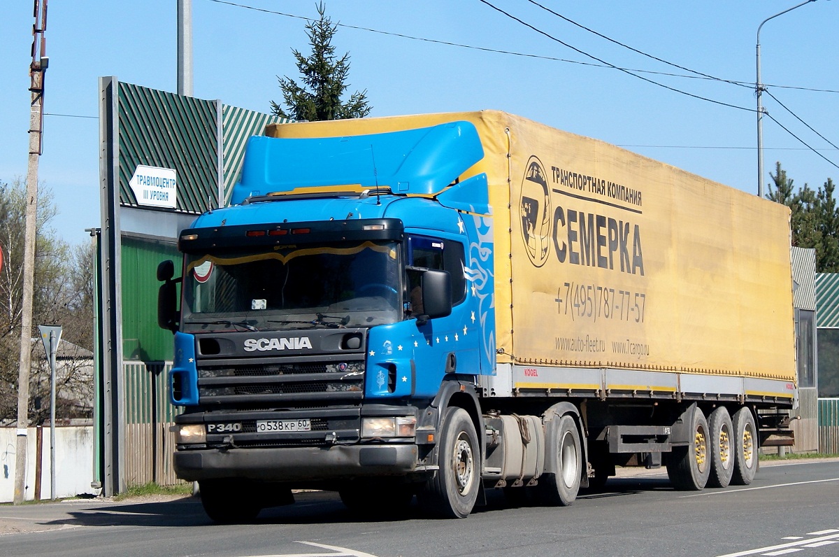 Псковская область, № О 538 КР 60 — Scania ('1996) P114G