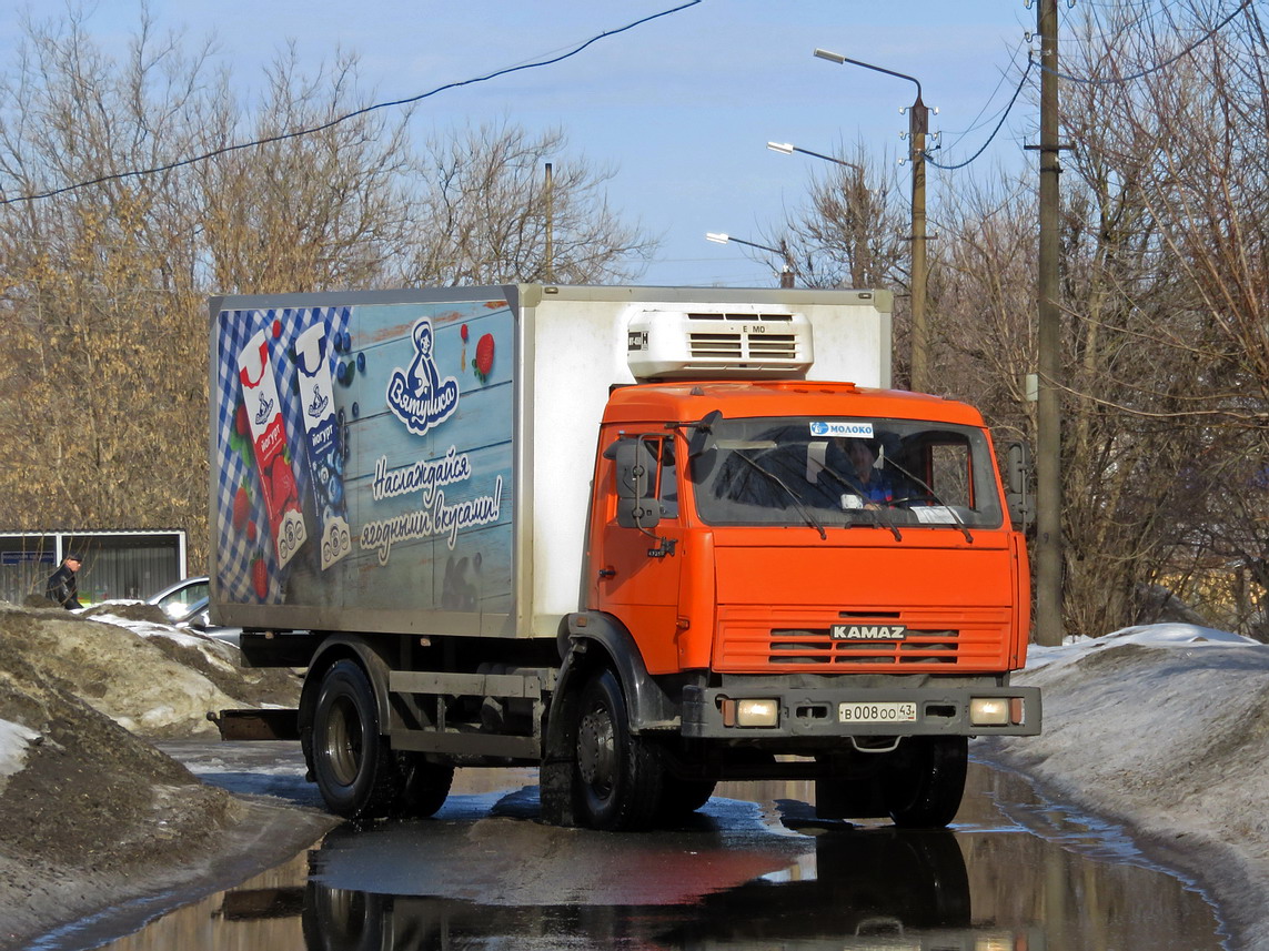 Кировская область, № В 008 ОО 43 — КамАЗ-43255-A3(96)