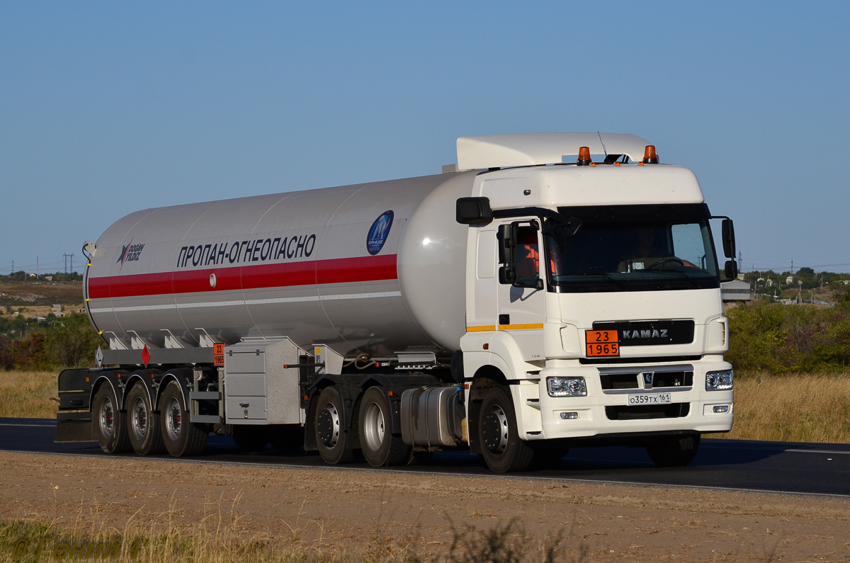 Ростовская область, № О 359 ТХ 161 — КамАЗ-65209-S5(87)