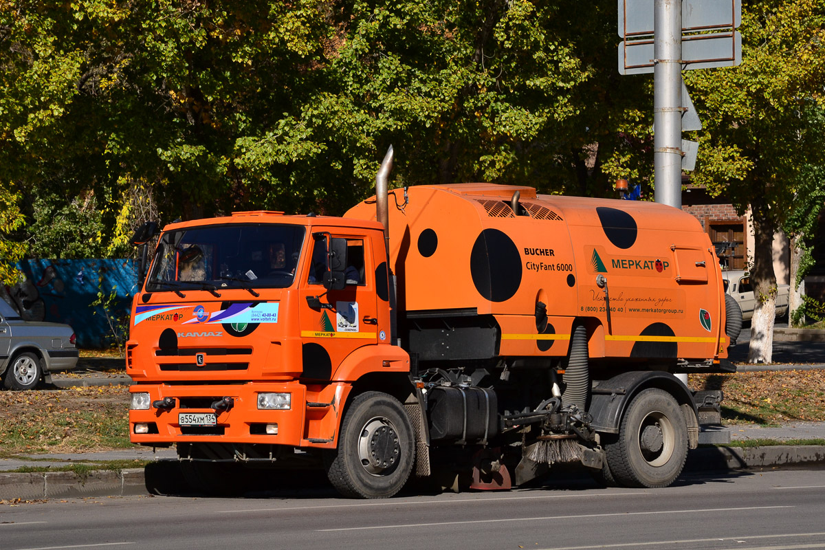 Волгоградская область, № В 554 ХМ 134 — КамАЗ-53605-L4(19)