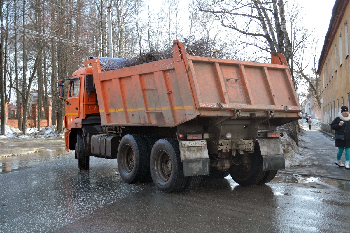 Удмуртия, № Н 203 АР 18 — КамАЗ-65116 (общая модель)