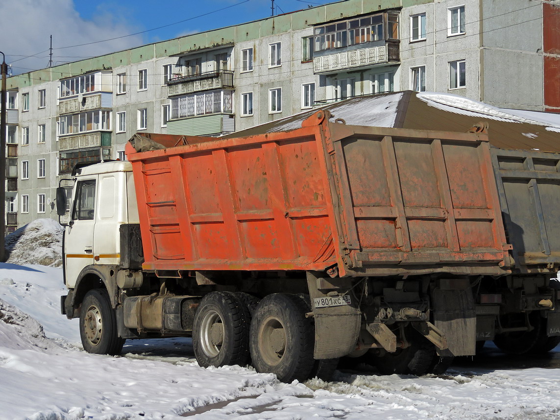 Кировская область, № У 801 ХС 43 — МАЗ-5516A5
